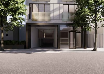 Rendering of 6766 Hawthorne Entrance