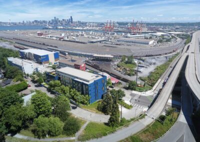 Aerial Rendering of 3405 Harbor Ave