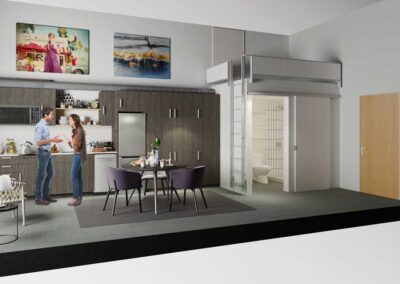 224 S Washington St Interior Rendering