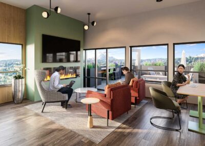 Rendering of 900 Rainer Club Room